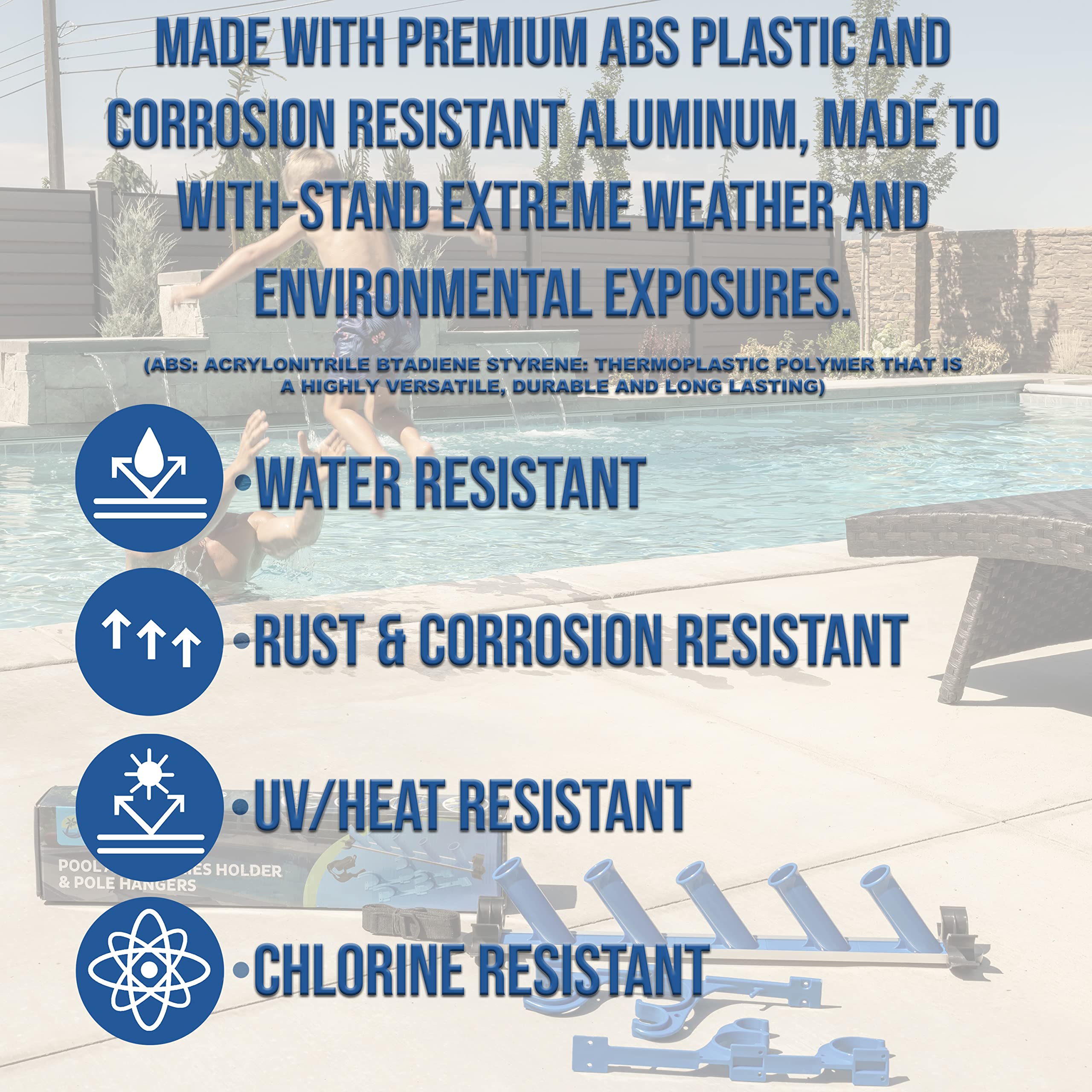 Aquamate Oasis deck and fence installation with screws included for easy mounting.