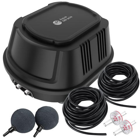 AquaMiracle all-in-one pond aerator kit ready for outdoor installation and circulation