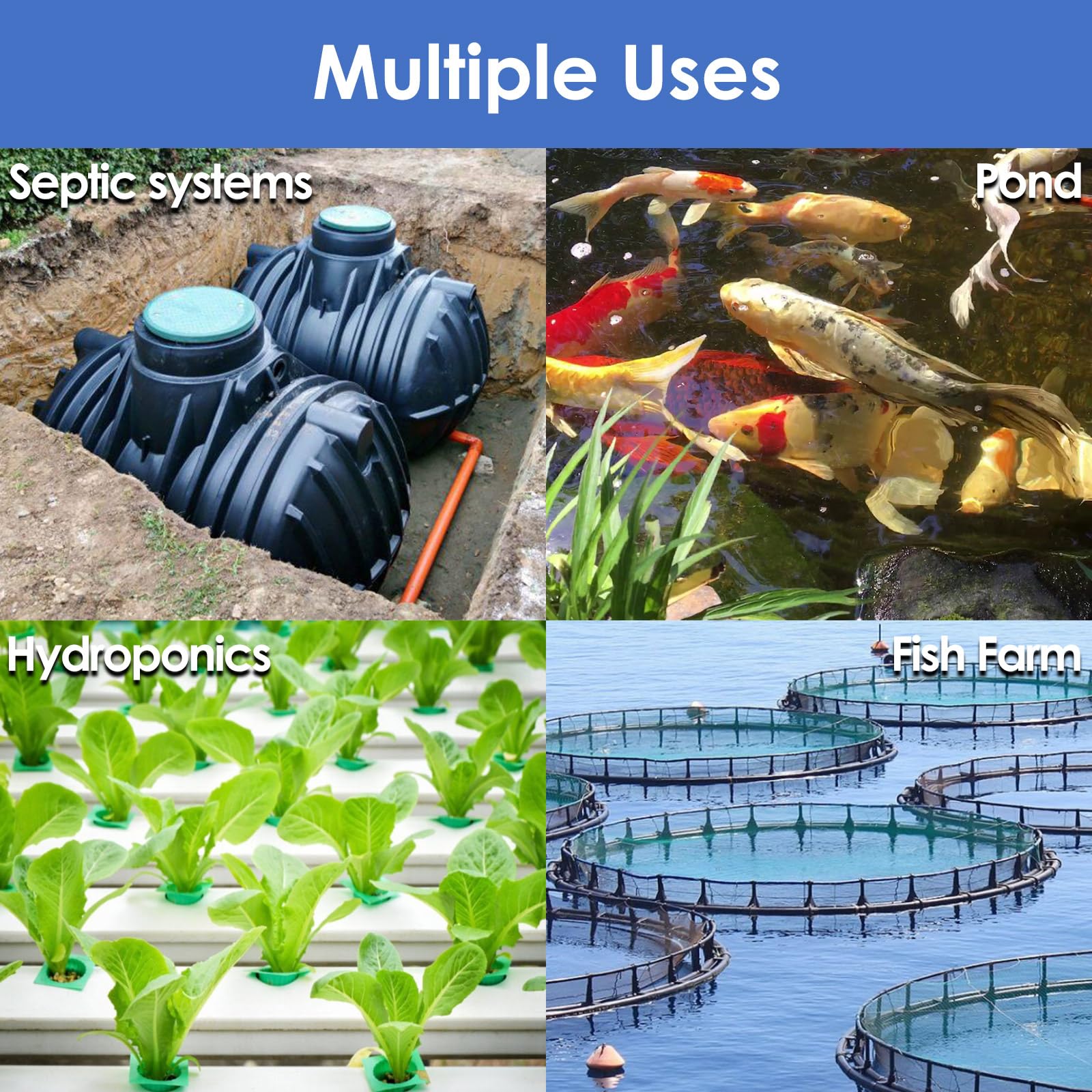 Aquamiracle AP-80 operation demonstrates quiet, efficient aeration in busy environments