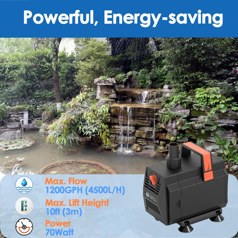 AquaMiracle IP68 sealed motor for safe operation in water features