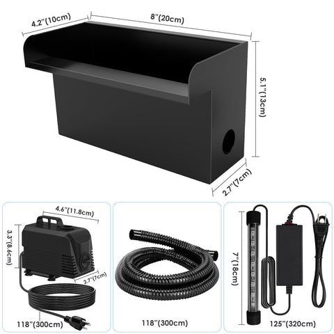 Aquamiracle kit contents include everything needed for quick installation.