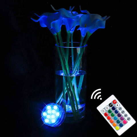 Aquamiracle versatile underwater lighting for pools, ponds, aquariums.