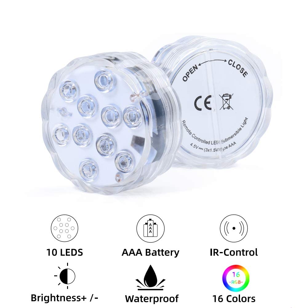 AquaMiracle IP68 waterproof light ideal for pools and ponds.