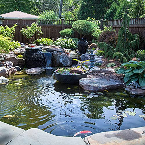 Aquascape Prevent demonstrates debris and white-scale prevention for fountains.