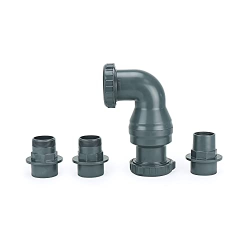 Aquascape Dual Union Check Valve 2.0 uses heavy-duty materials for lasting pond-side performance.