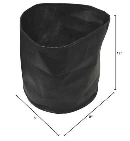 Aquascape fabric plant pot 12in round durability features resist cracking and tolerate outdoor use