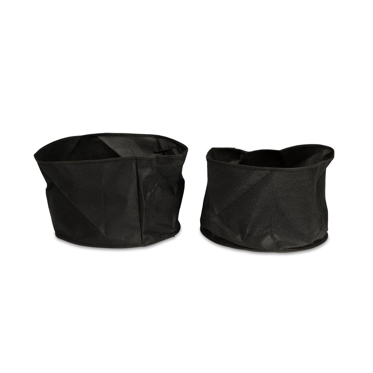 Aquascape fabric plant pot 12in round front view shows porous design ideal for pond plants