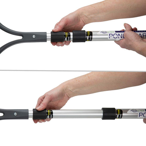 Aquascape Pond Shark Pro collects leaves and debris efficiently.
