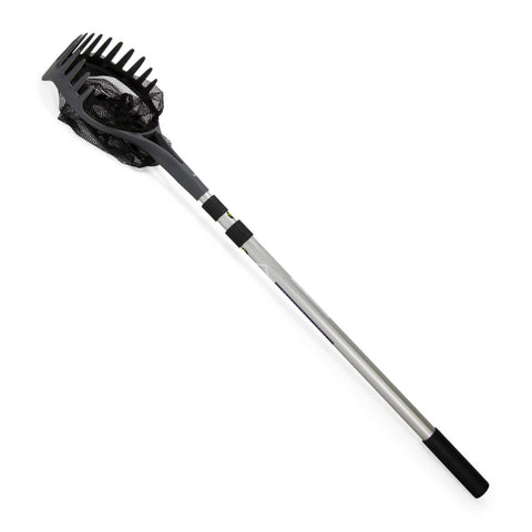 Aquascape Pond Shark Pro 96-inch handle reaching deep ponds.