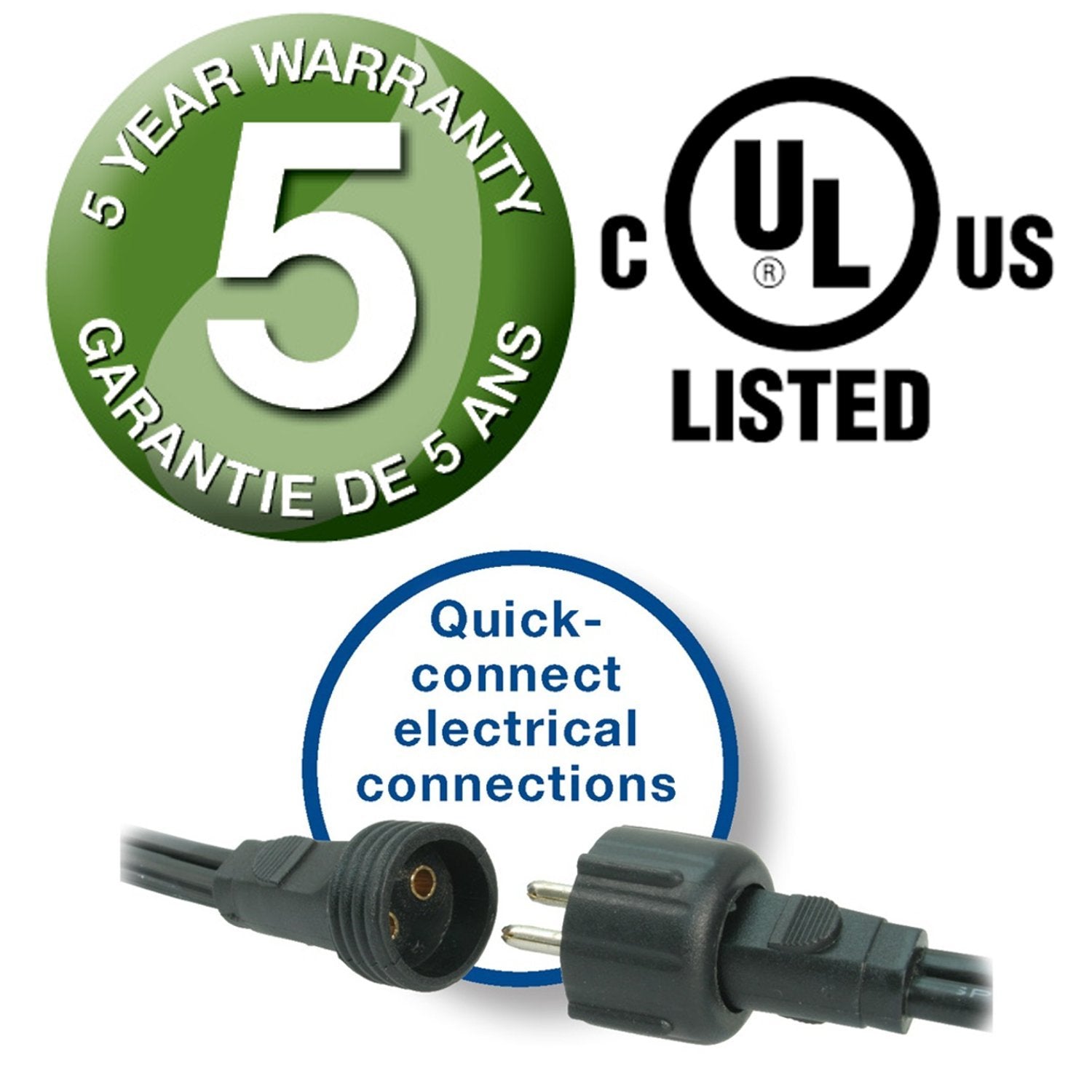 Aquascape quick-connect 12V integration simplifies pond lighting setup.