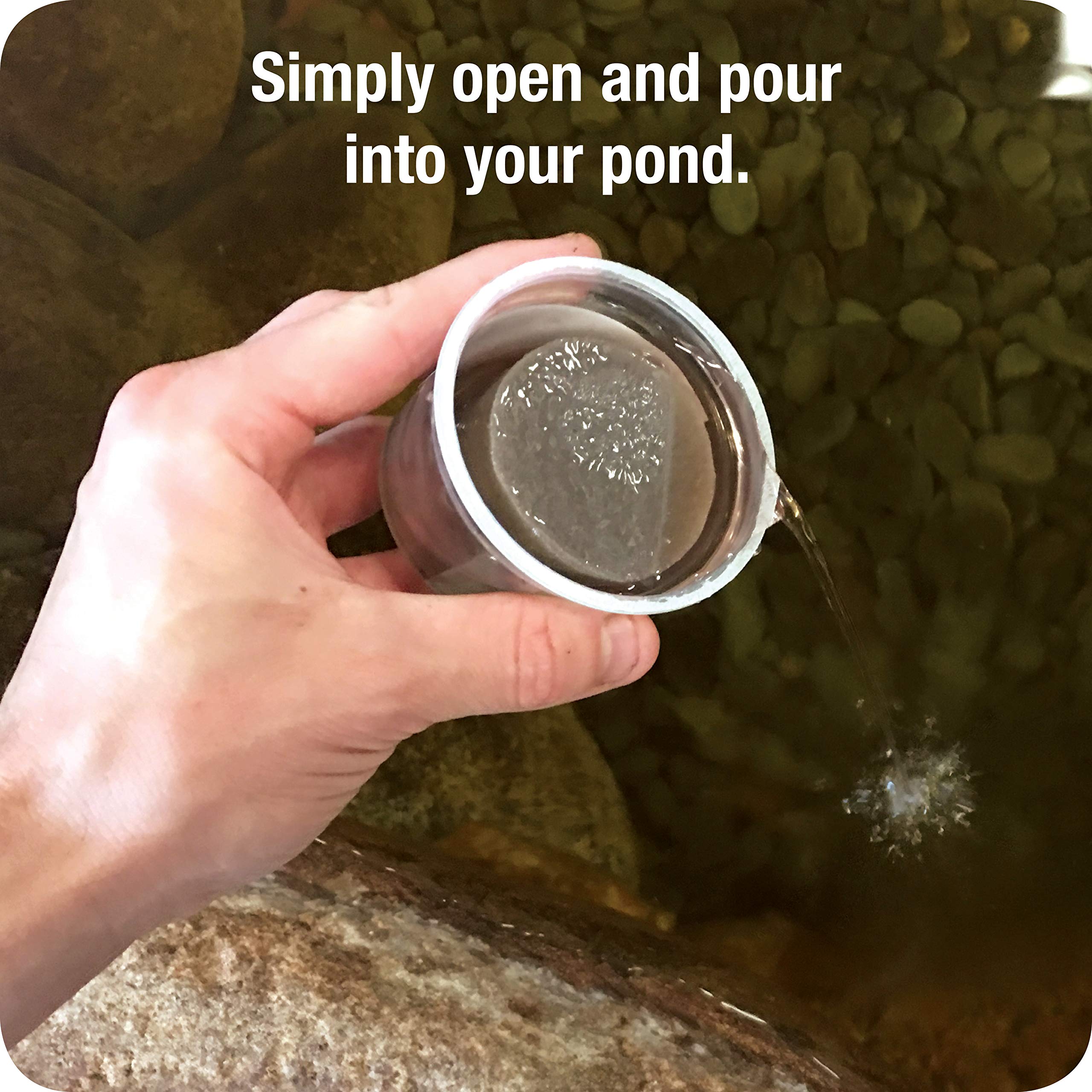 Aquascape QuickFix water-clarity focuses on clearer water with ammonia and nitrite support.