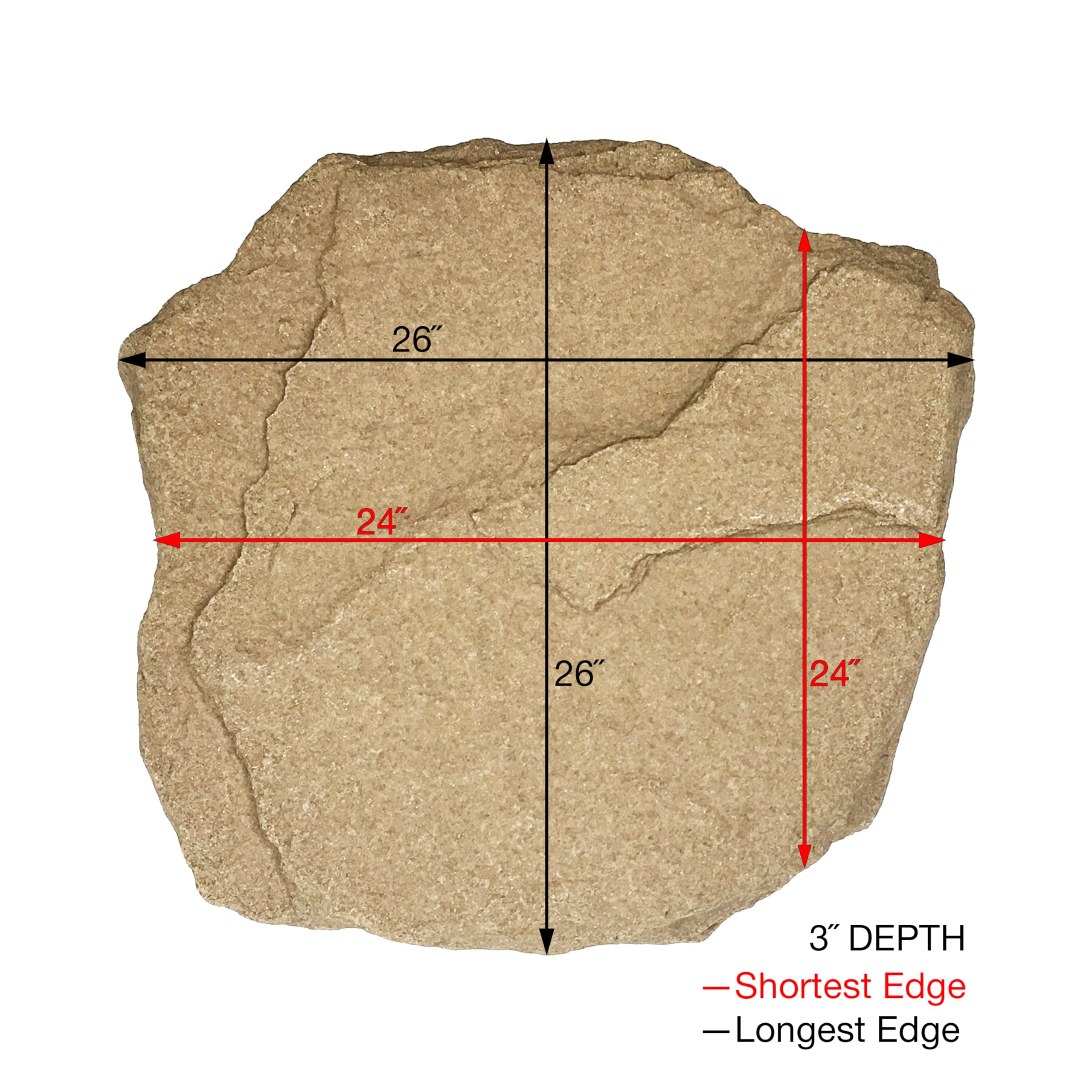Aquascape Signature Series lid dimensions 26x26 inches for precise fit.