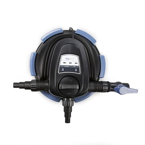 Aquascape UltraKlean backwash system in action for quick cleaning