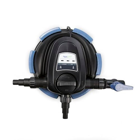 Aquascape UltraKlean backwash system in action for quick cleaning
