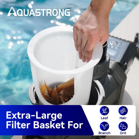 Aquastrong energy saving graph communicates potential long term power savings.