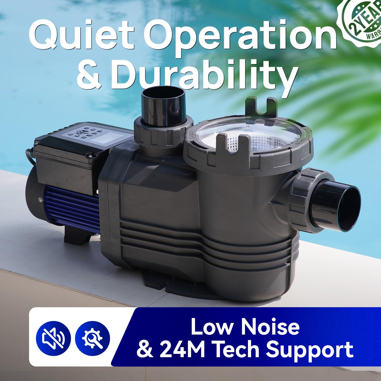 AQUASTRONG energy-saving graphic illustrating potential efficiency improvements.