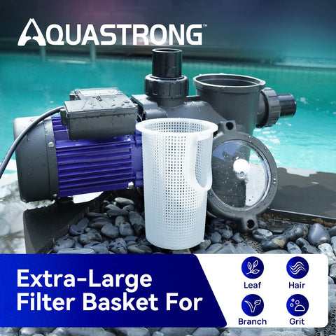 Aquastrong ETL-certified motor ensures safe, durable operation