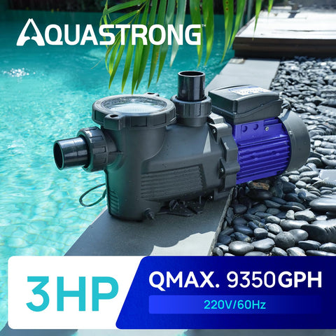 Aquastrong 6-foot cord allows flexible placement near outlets