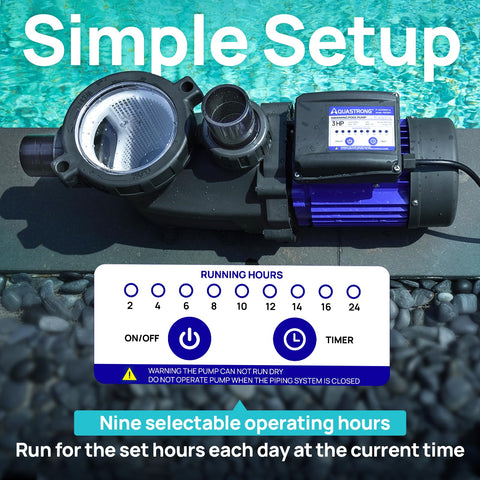 Aquastrong pool pump adapters 1.5 and 2 inch simplify installation