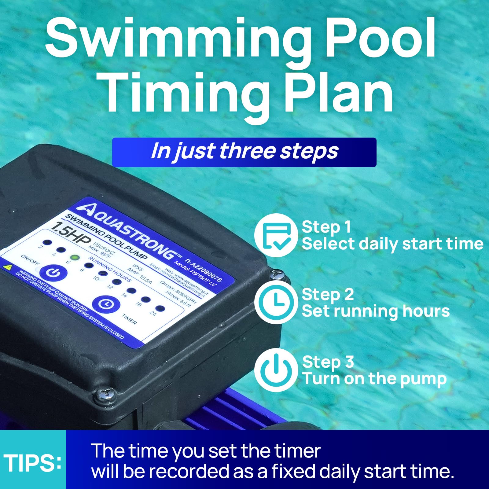 Aquastrong motor with ETL certification emphasizing safety and durability