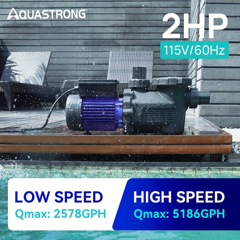 AQUASTRONG self-priming pump enables quick setup and reliable priming