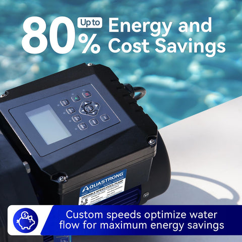 Aquastrong adapter connection 1.5/2in demonstrates easy compatibility with different pool setups.