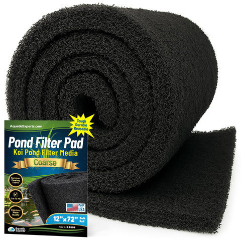 Aquatic Experts classic koi pond filter pad coarse bulk roll filters debris for clearer pond water.
