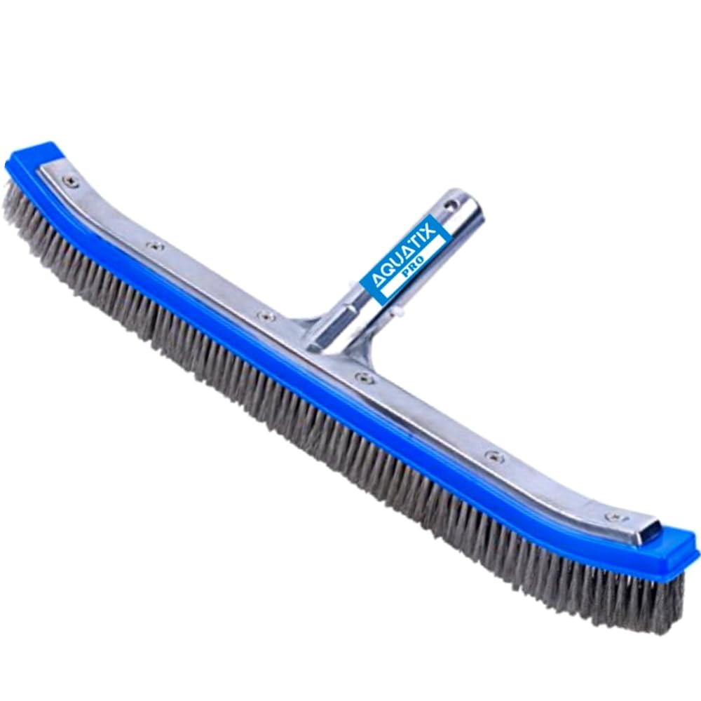 Aquatix Pro 18-inch brush head for quick wall and floor cleaning.