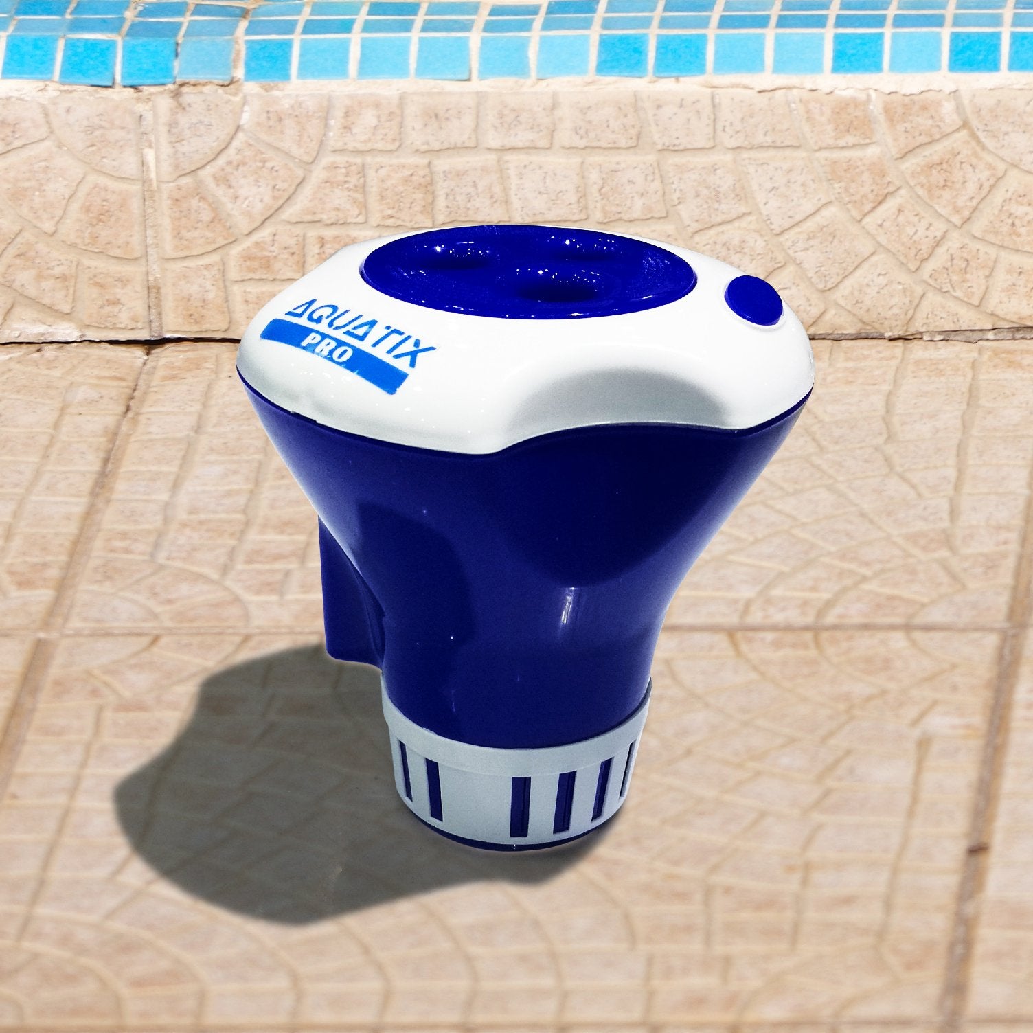 Aquatix Pro compatible with 3-inch tablets including chlorine or bromine.