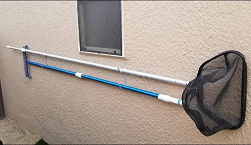 Aquatix Pro black aluminium hangers pack shows screws for convenient mounting.