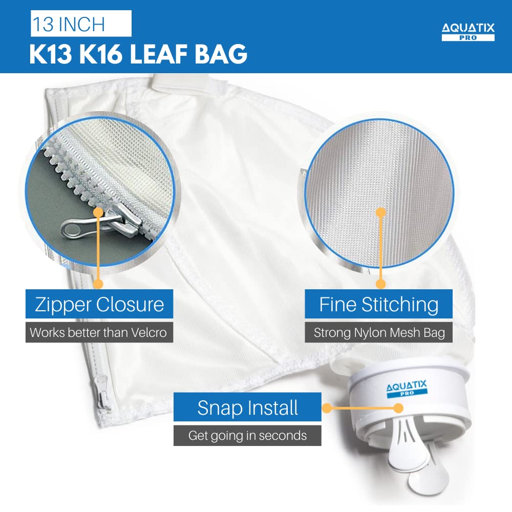 Easy snap-install bag makes replacement quick and clean.