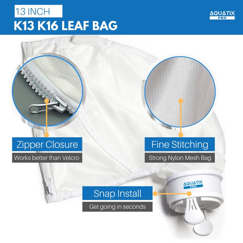 Easy snap-install bag makes replacement quick and clean.