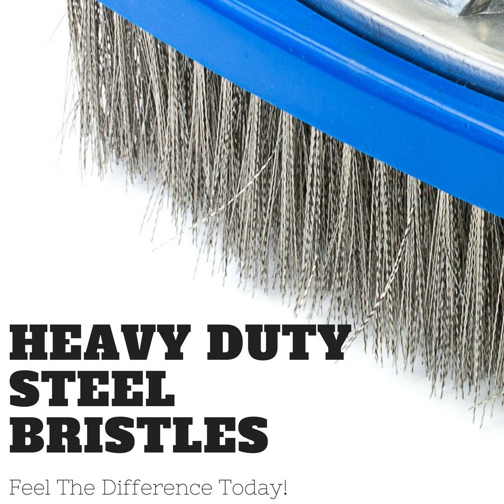Aquatix Pro gunite pool brush designed for rough surfaces.