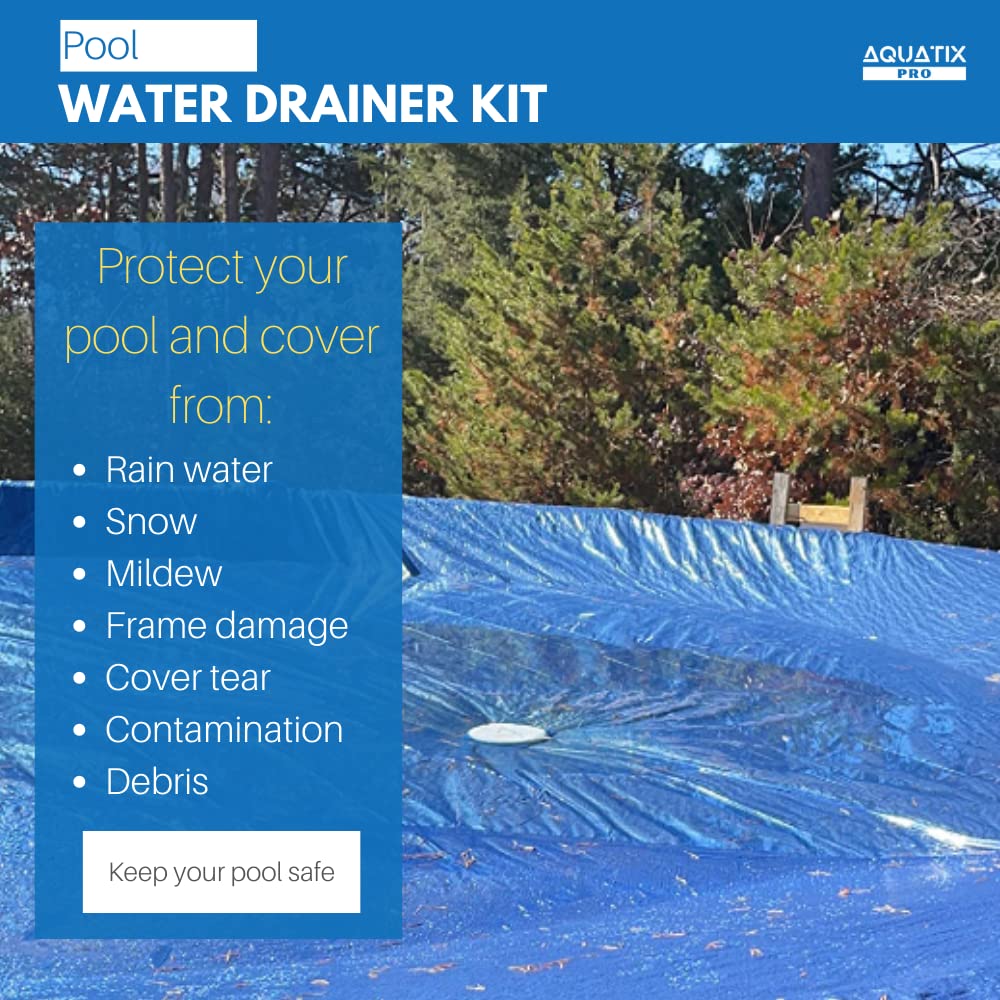 Aquatix Pro hand pump component enables manual drainage without electricity.