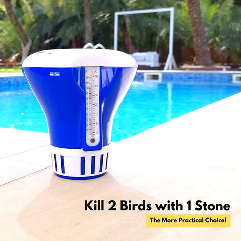 Aquatix Pro spa and hot tub floater diffuses tablets gently for spa use.