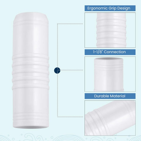 Aquatix Pro replacement grip shows quick install for routine pole maintenance.