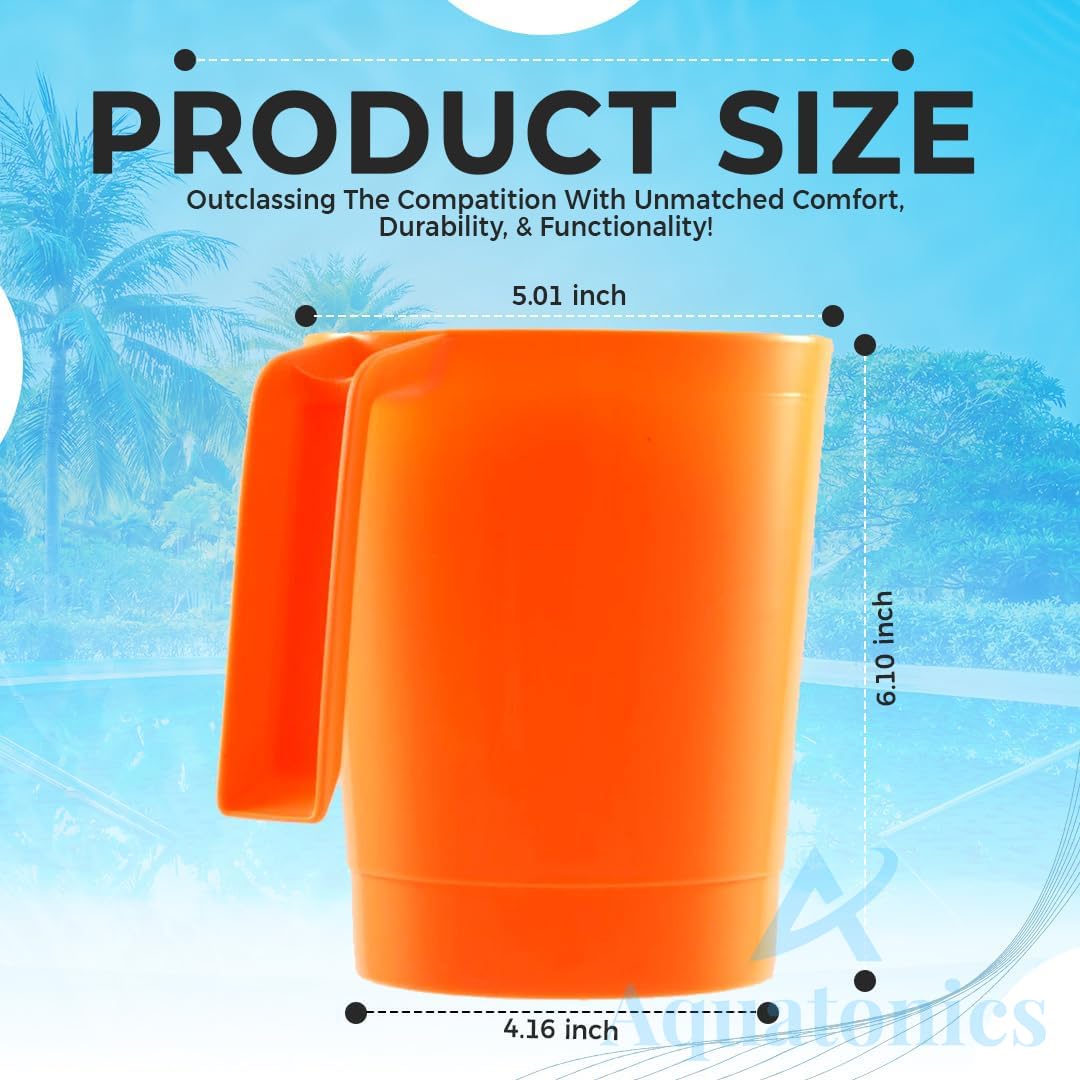 Aquatonics DE scoop 1lb measure highlights precise DE powder dosing.