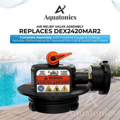 Aquatonics DEX2420MAR2 assembly demonstrates quick, tool-free valve replacement.