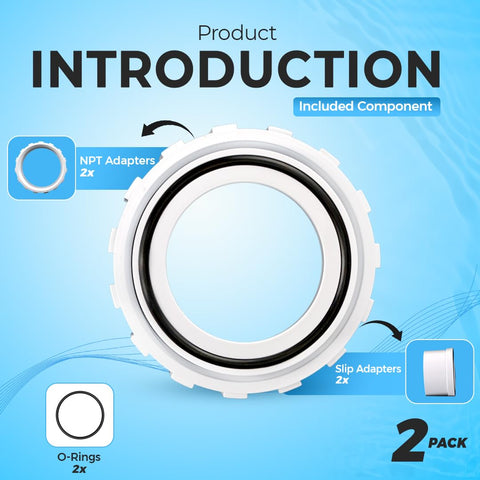 Aquatonics durable PVC construction withstands pressure and heat in pool and spa installations