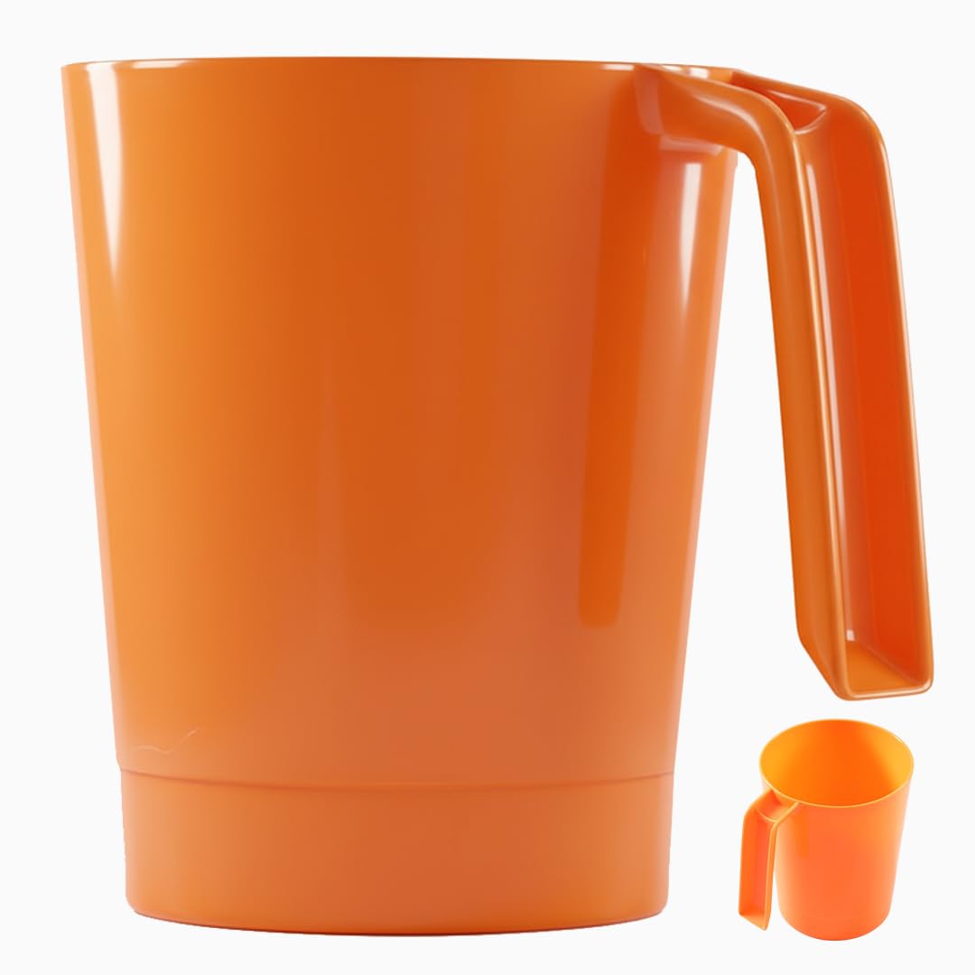 Aquatonics heavy duty DE scoop pouring with precision for accurate chemical dosing.