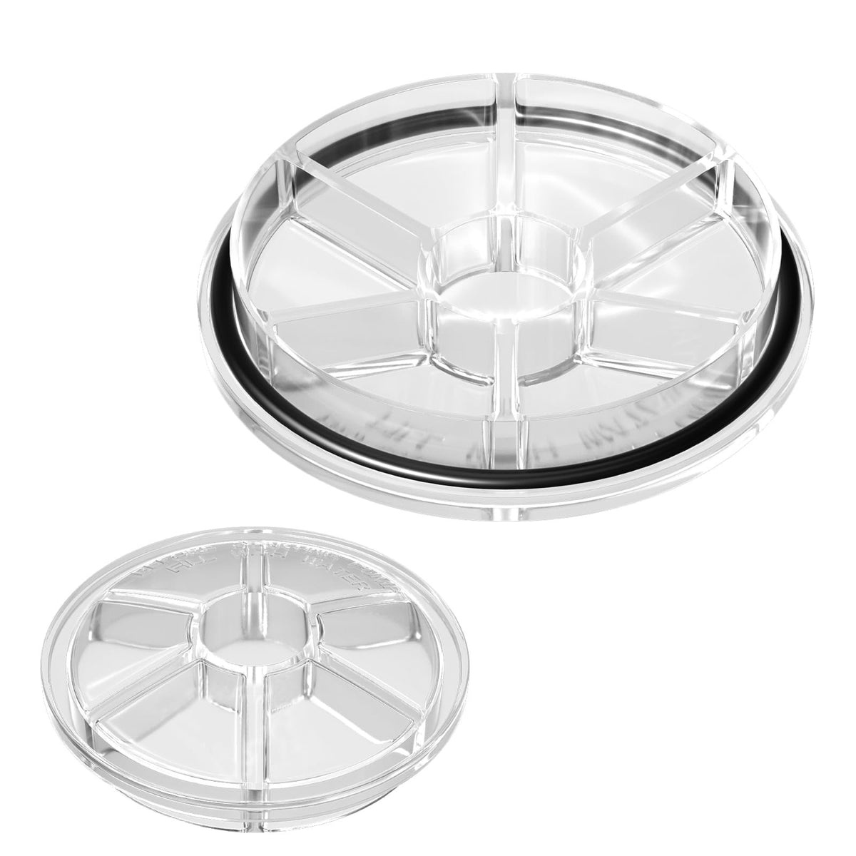 Aquatonics pump lid replacement see-through design for easy basket checks.