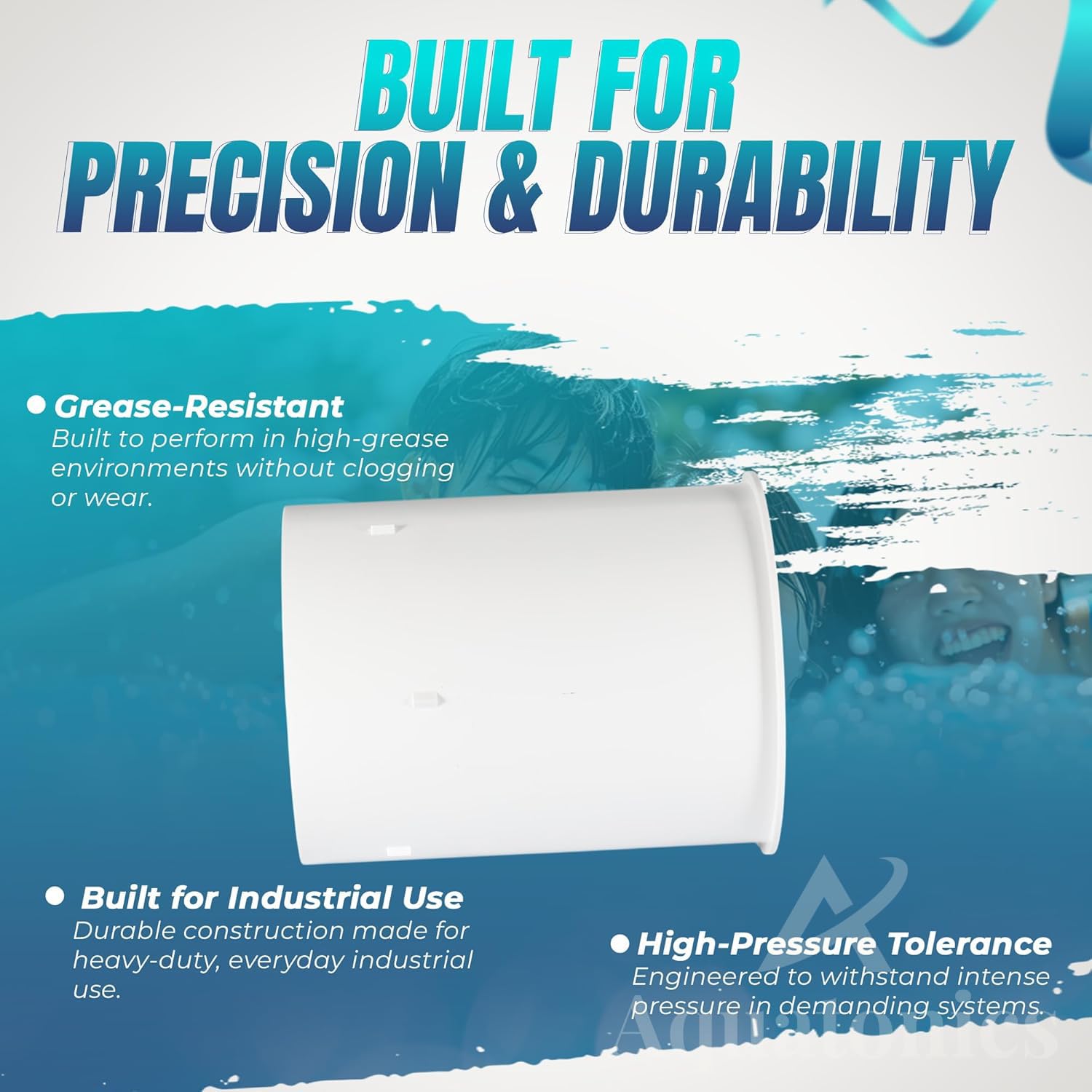 Aquatonics R38013B debris guard preventing leaves and pests from reaching the pump.