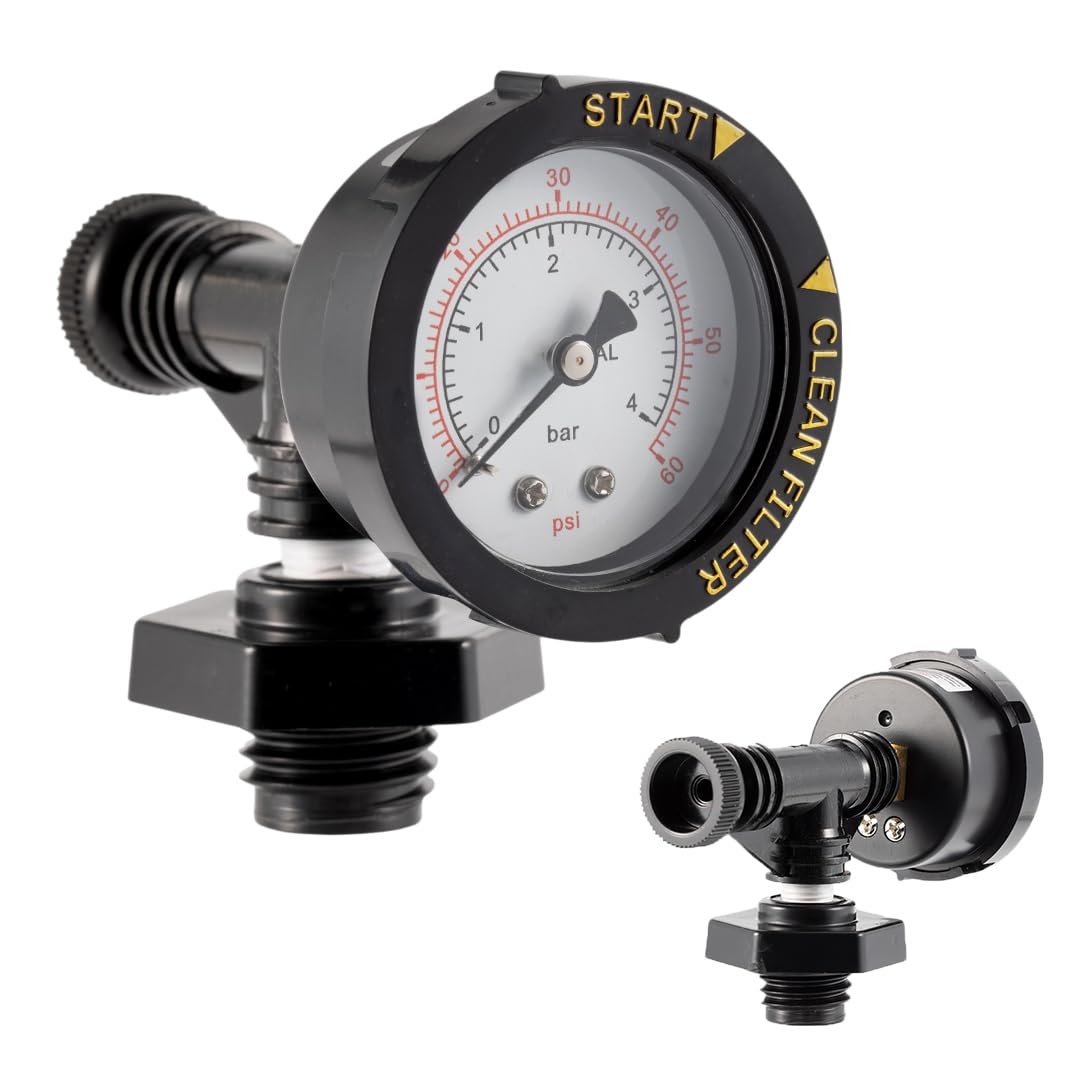 Aquatonics replacement air relief valve improves air release for clearer pool water.