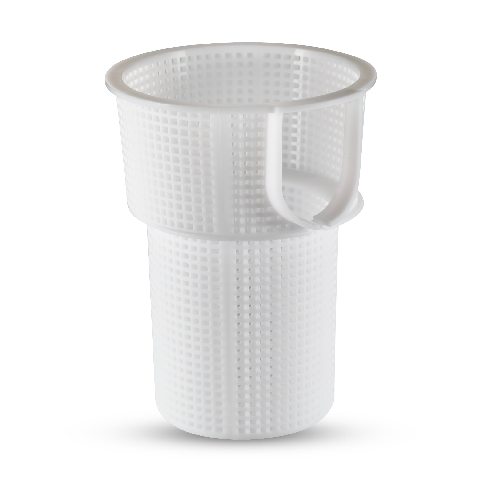 Aquatonics replacement basket 355667, front view, boosts debris filtration for inground pool systems.