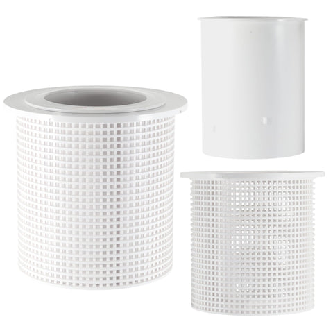 Aquatonics replacement skimmer basket with Admiral Weir for Pentair compatibility.