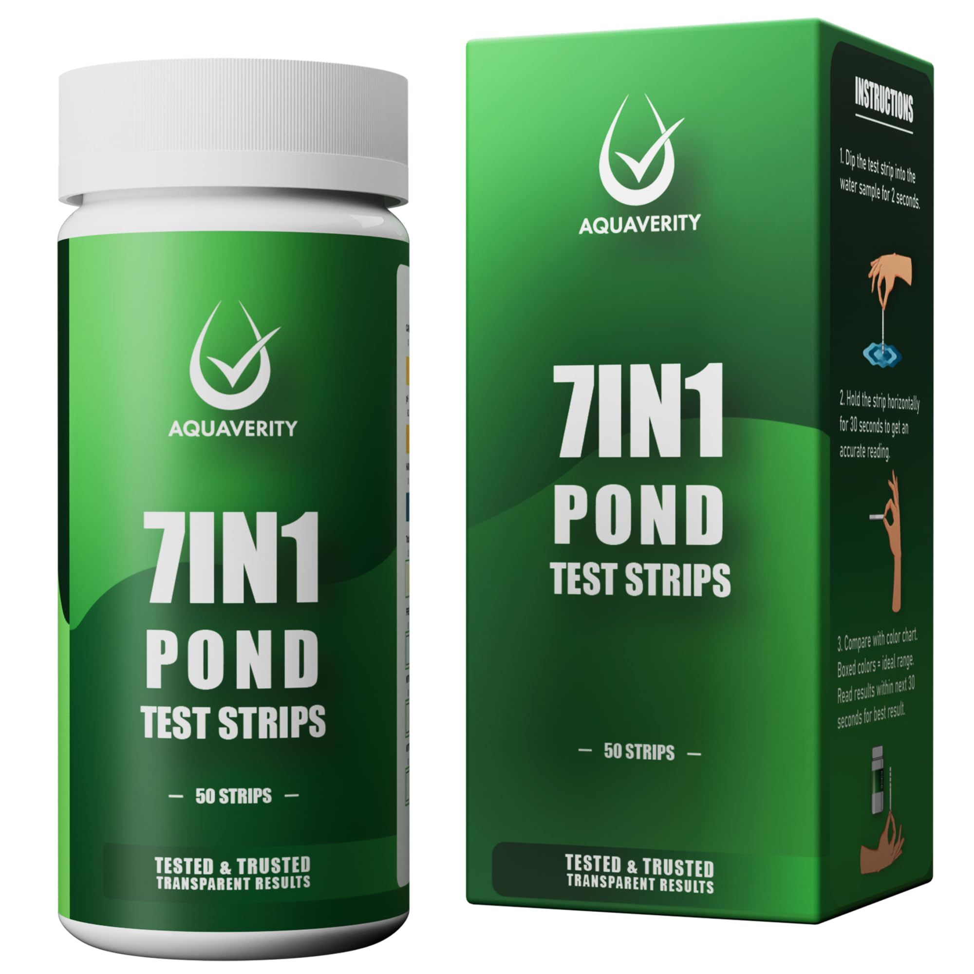 AQUAVERITY precision readings in about 60 seconds support proactive pond management.