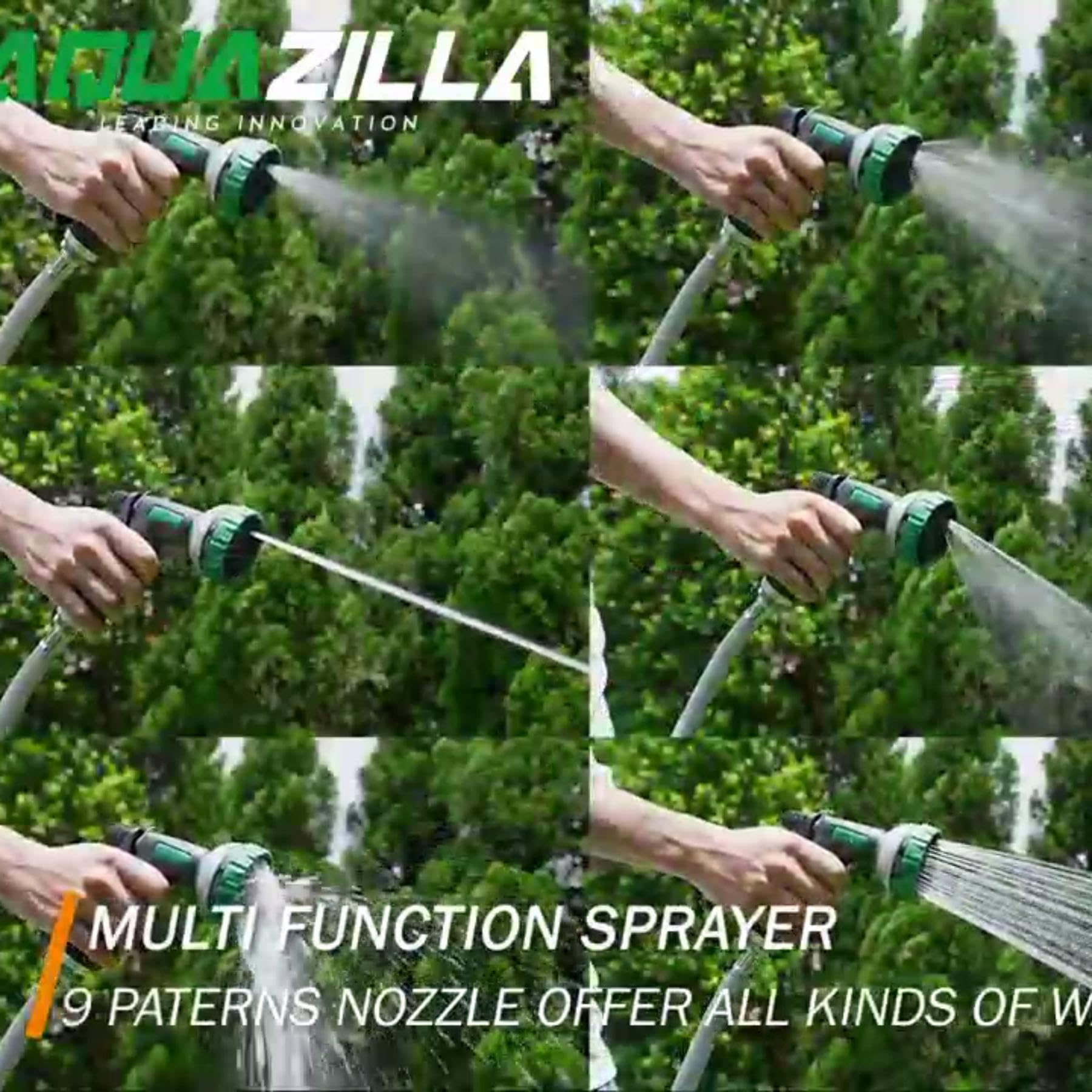 AQUAZILLA 6ft leader hose simplifies connection to your faucet.