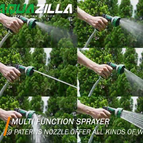 AQUAZILLA 6ft leader hose simplifies connection to your faucet.