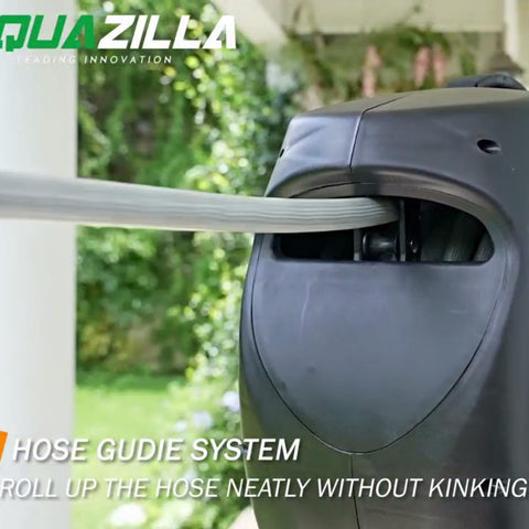 AQUAZILLA 9-pattern sprayer offers versatile watering options for flowers, lawns, and planters.