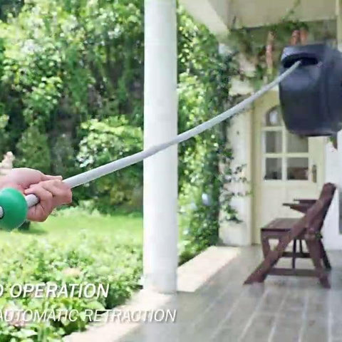 AQUAZILLA lock-at-length feature keeps hose at desired distance during tasks.